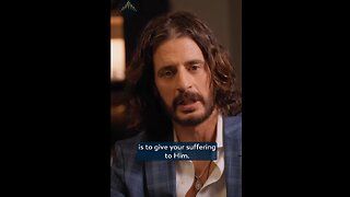 Jonathan Roumie speaks about how he offered his pain, his trauma from the past to Jesus