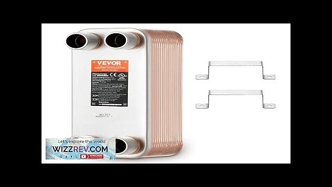 VEVOR Heat Exchanger 5"x 12" 30 Plates Brazed Plate Heat Exchanger Copper/316L Review