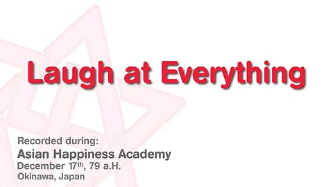 Maitreya Rael: Laugh at Everything (79-12-17) - H.A.79 part 4 of 10