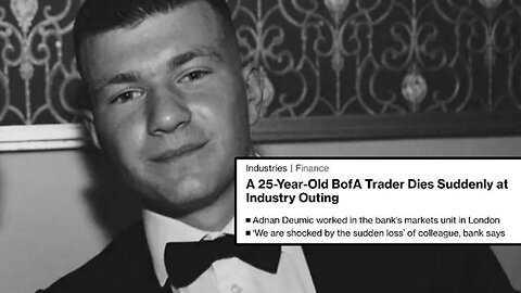 YOUNG BoA BANKER DEAD - 60 HOUR WORK WEEK HEART ATTACKS CONTINUE!