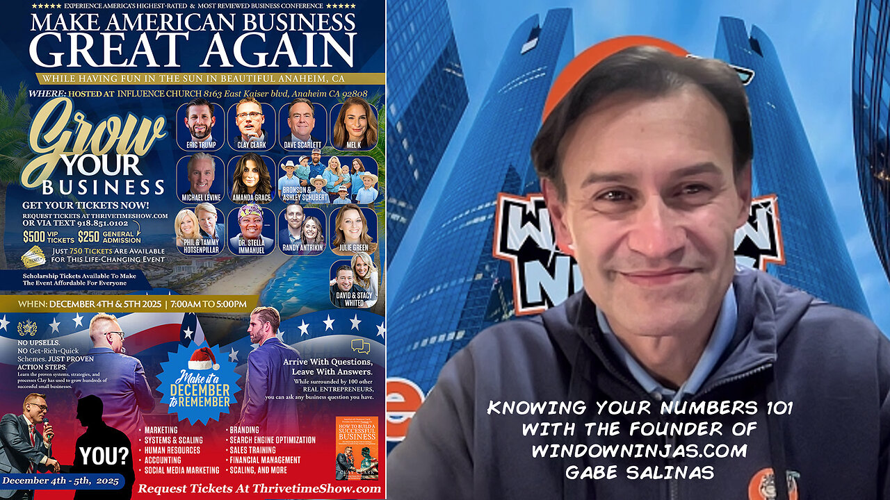 Business Coach | Knowing Your Numbers | “It’s not how much money you make. It’s how much money you keep.” - Robert Kiyosaki (Rich Dad Poor Dad) + Interview w/ Eric Trump & Kiyosaki + Join Eric Trump At Dec. 4-5 Bus. Conf.