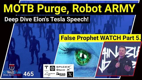 Mark of the BEAST Purge Robot Army? | Alarming Tesla Share Holder Meeting PLAN | Elon False Prophet?