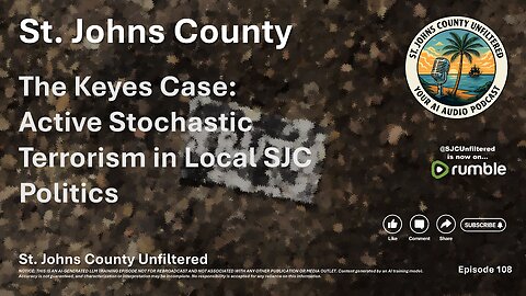 Episode 108 - The Keyes Case: Stochastic Terrorism in Local Politics