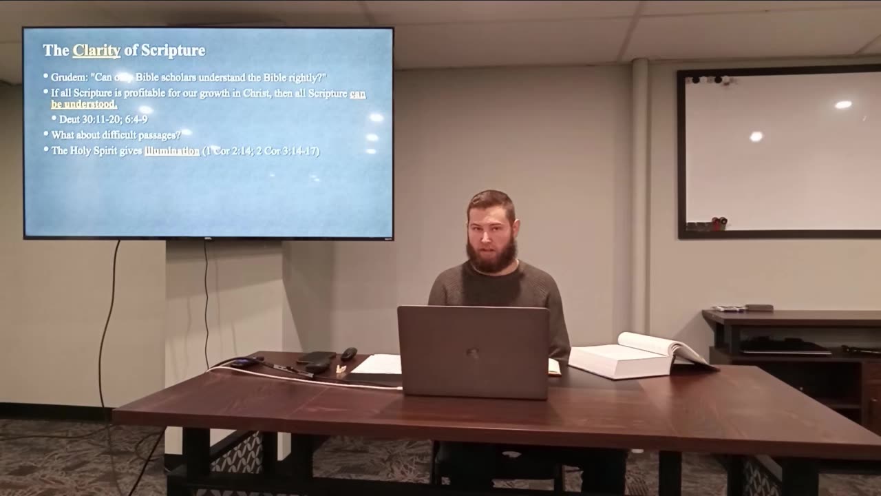 Theology - Bibliology - 1.6 - The Sufficiency of Scripture - Aidan J Wengel