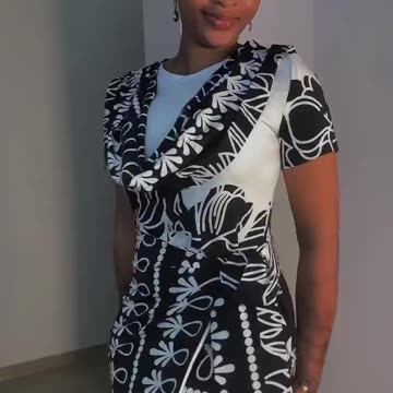 Beautiful Curvy Big Ass dress like a queen.