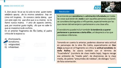 ANUAL ADUNI 2021 | Semana 27 | Literatura S2