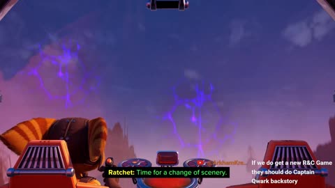 Playing Ratchet & Clank: Rift Apart on PS 5