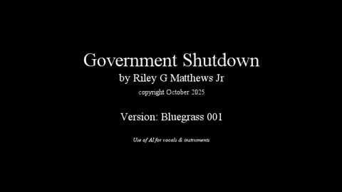 Government Shutdown (v Bluegrass 001)