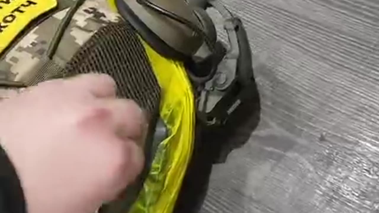 Ukrainians Are Filming TikToks Removing American Flag Patches From Their Helmets