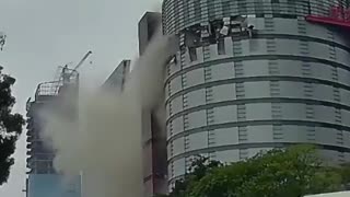 JUST IN: Gas explosion at Shin Kong Mitsukoshi Department Store in Taichung