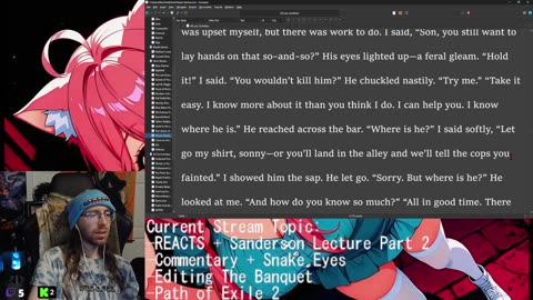 Beta Reading + REACTS + Commentary + Sanderson unleashed! Wheel of Time! Creative process understood!