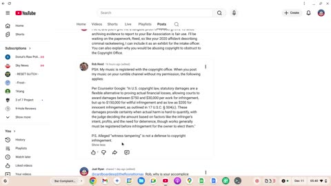 Reed Edits Post to Confirm Malicious Intent to Intimidate\Retaliate Against Witness 11-12-25