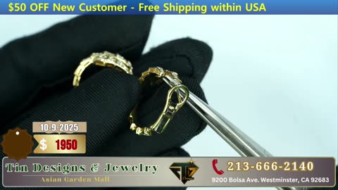 TIN JELWERY & DESIGNS 10-09-2025 | $50 OFF NEW CUSTOMER | FREE SHIPPING #tindesigns #welivecalii