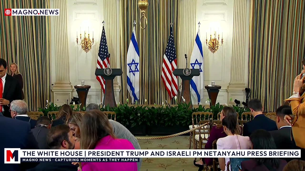 🇺🇸|🇮🇱 President Donald Trump Welcomes Israeli PM Benjamin Netanyahu at The White House [LIVE]