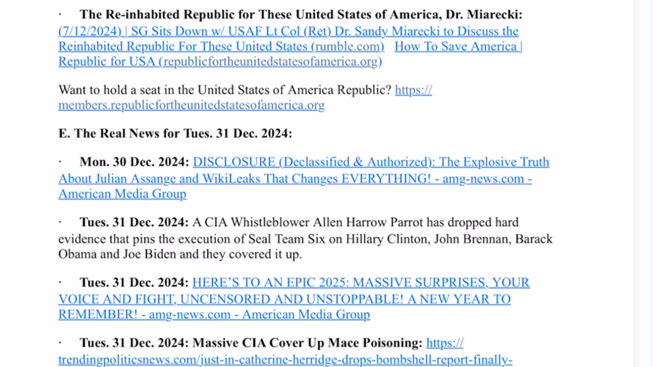 Judy Byington Update 01.02.25 Trump Just dropped BOMBSHELL This
