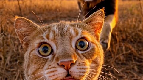 Cat In The Savanna