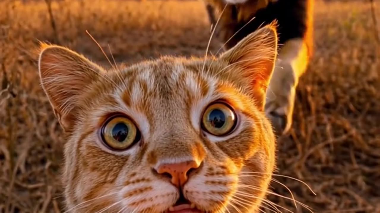Cat In The Savanna