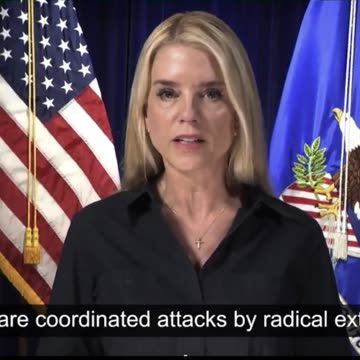 PAM BONDI ON THE VIOLENCE FROM THE LEFT