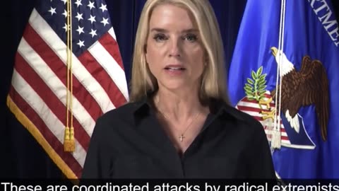 PAM BONDI ON THE VIOLENCE FROM THE LEFT