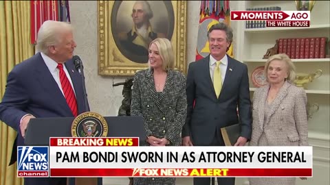 BREAKING_ Pam Bondi sworn in as attorney general
			