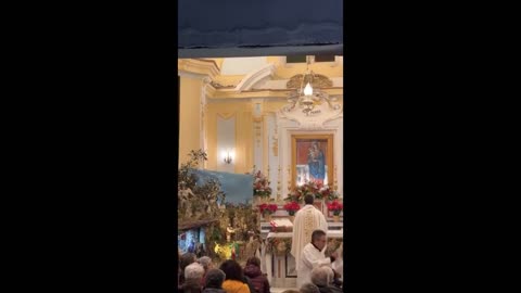 Atrani (SA) - La levata del Bambino presso il santuario di Santa Maria del Bando (18.01.25)