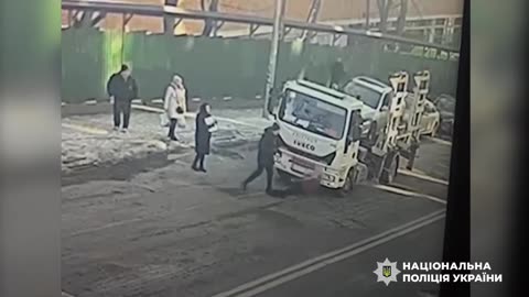 Man In Kyiv Arrested for Breaking the Face of Truck Drive