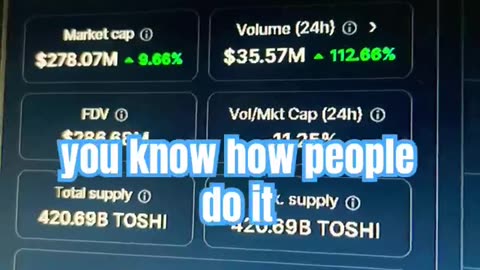 toshi price prediction crypto market bull run! #fyp