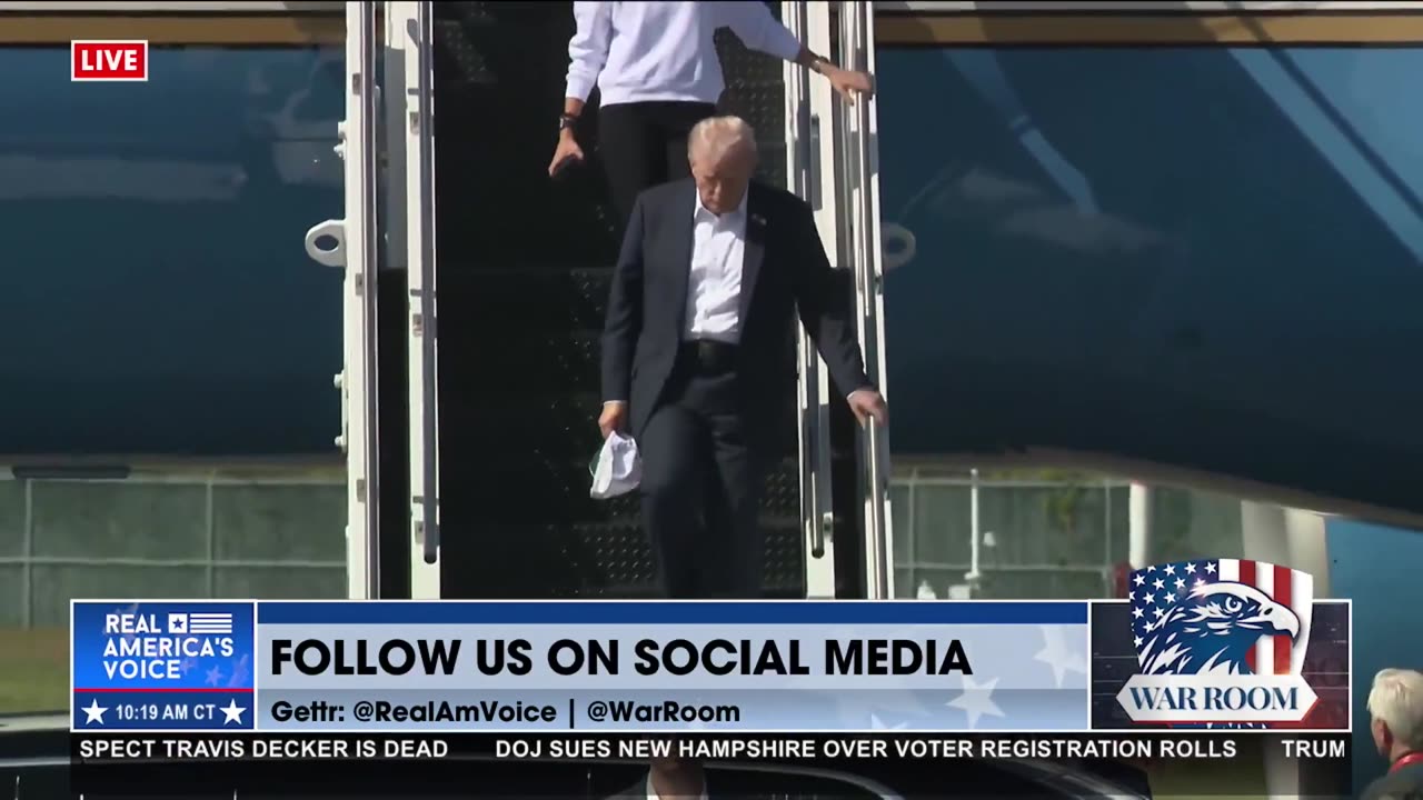 POTUS LANDS IN LONG ISLAND