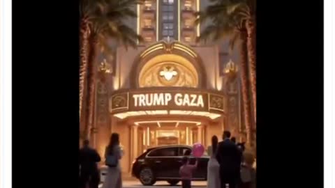 Trump posts music video of Gaza