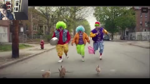 Clowns Chasing Rabbits In The Hood Fake Funny Parody Video With Commentary