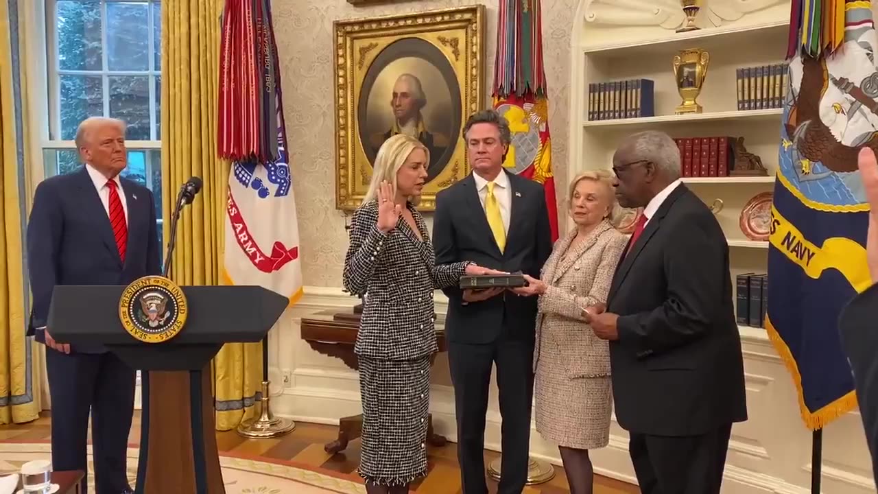 🔥 PAM BONDI is officially SWORN IN as Attorney General!