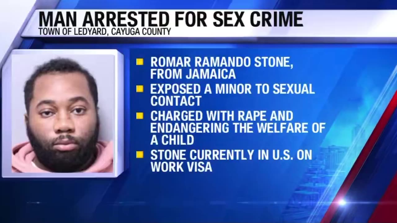 Jamaican man on a Biden autopen “temporary work visa” just arrested for raping a child i
