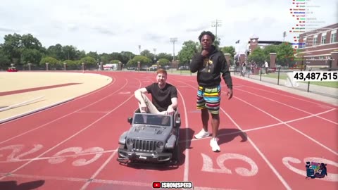 IShowSpeed races Mr beast