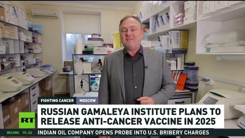 Roman Kosarev visits Gamaleya Institute, where the anti cancer vaccine being developed