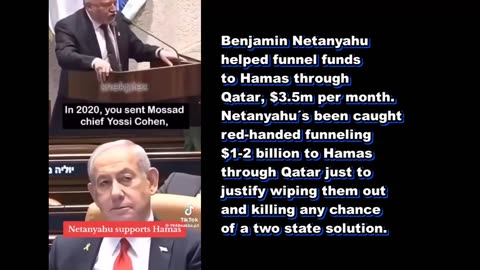 Netanyahu´s been caught red-handed funding Hamas?