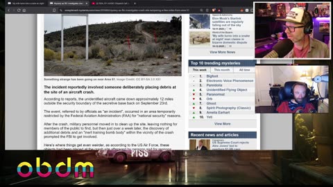 OBDM1335 - The Black River Rake | The Snake Wife of India | Strange News