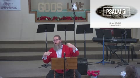 Sunday Sermon at Moose Creek Baptist Church, North Pole, AK, 2/9/2025