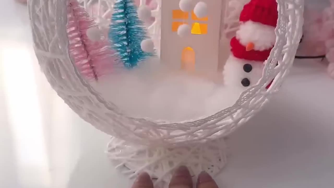 DIY_Easy_Cute_Snowball_Decoration_🏡☃️