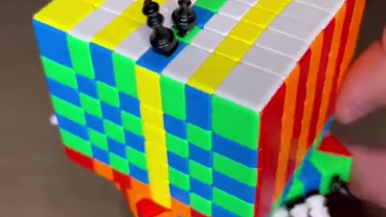 🤯✨ You Won't Believe How a Rubik's Cube Plays Chess! | FeedMyCuriosity