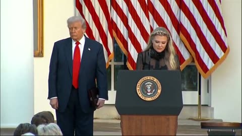 🟢 Erika Kirk's FULL REMARKS As Charlie Kirk Awarded The Presidential Medal of Freedom