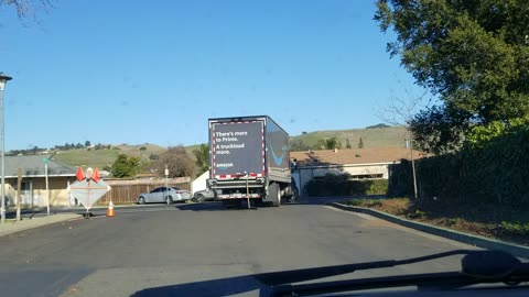 Commercial Amazon Truck Illegally in my Neighborhood?