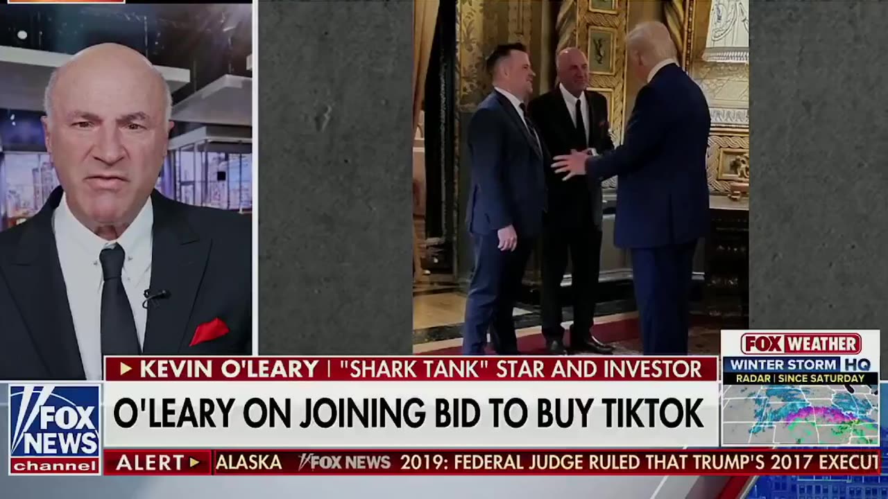 JUST IN: Shark Tank's Kevin O'Leary says he's working on acquiring TikTok to prevent a US ban.