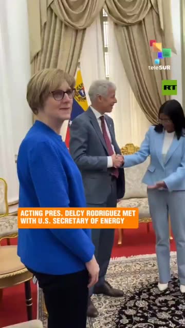 Delcy Rodriguez succumbs to US Sec of Energy, Christopher Wright, to 'negotiate' oil deals