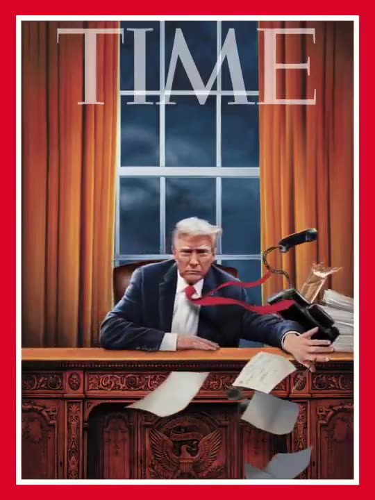 The General - BREAKING： TIME magazine releases a new inauguration cover featuring Trump. ＂He's Back
