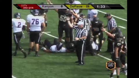 September 27, 2014 - College Football Highlights : Kenyon at DePauw University