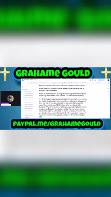 Augustine denies scripture