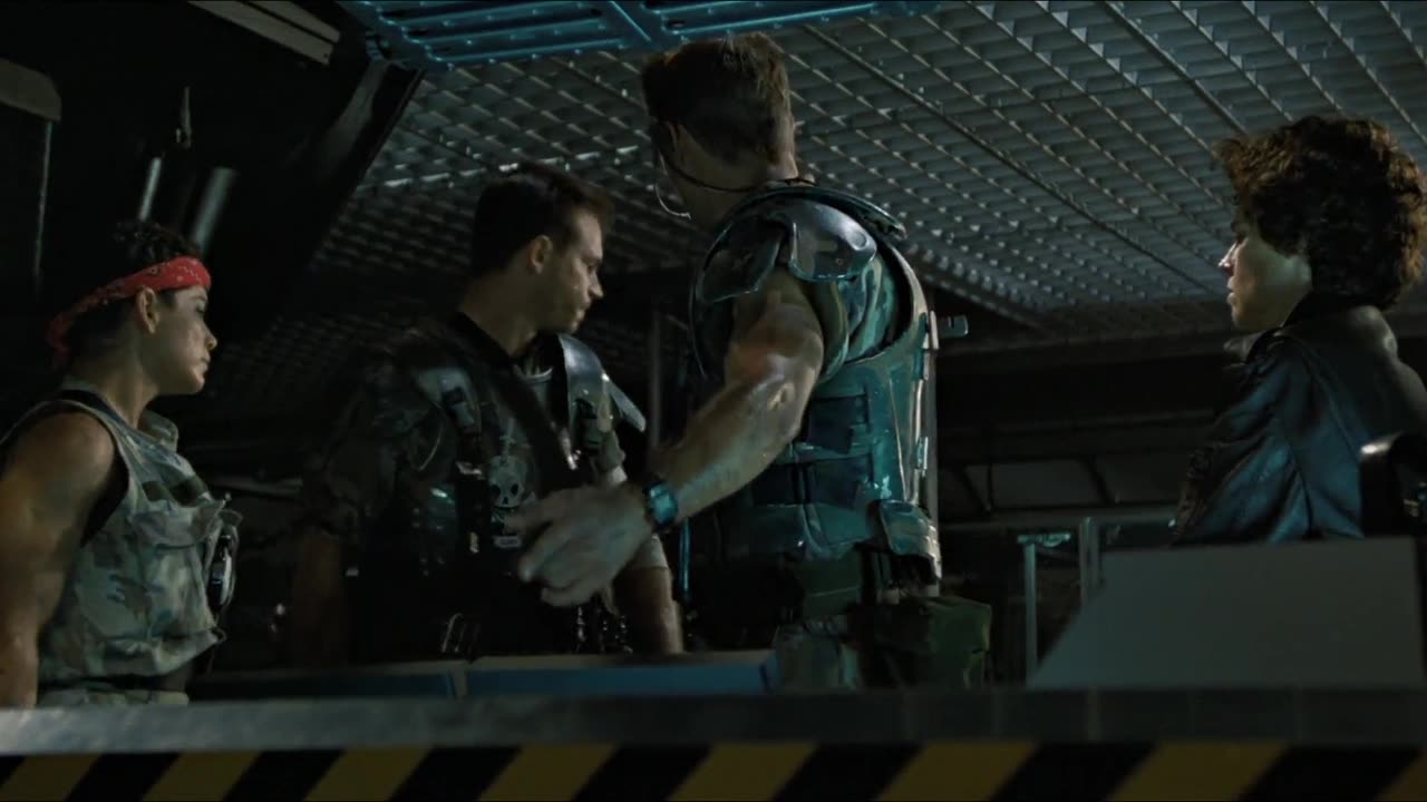 "Aliens" Starring Sigourney Weaver