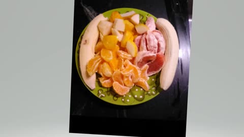 My Fruit Plate Blessing from Gaia looked photogenic today !!!