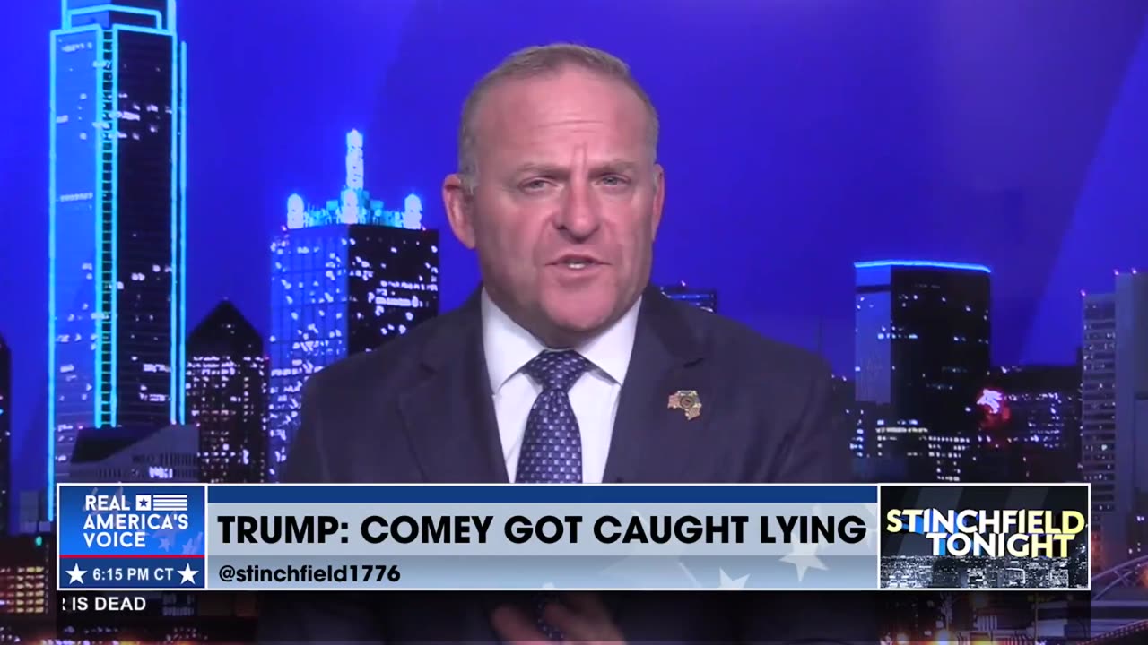 STINCHFIELD WANTS TO SEE COMEY IN HANDCUFFS