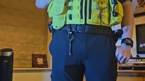 British police raid a man's home at night to arrest him for a social media post.